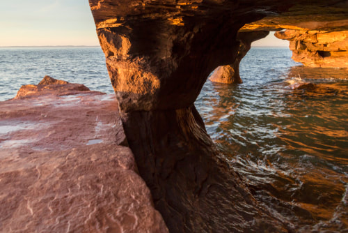cave on lake superior